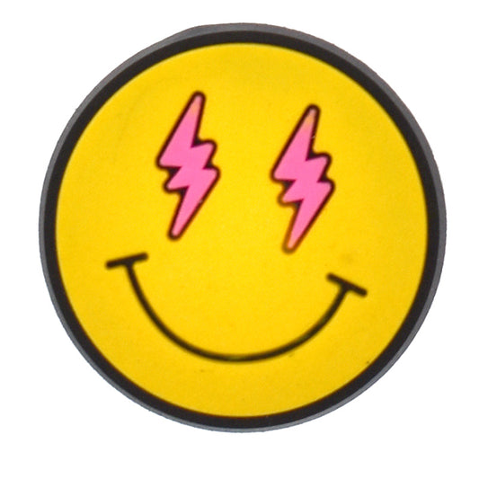 Lightning Bolt Eyes Smiley Face