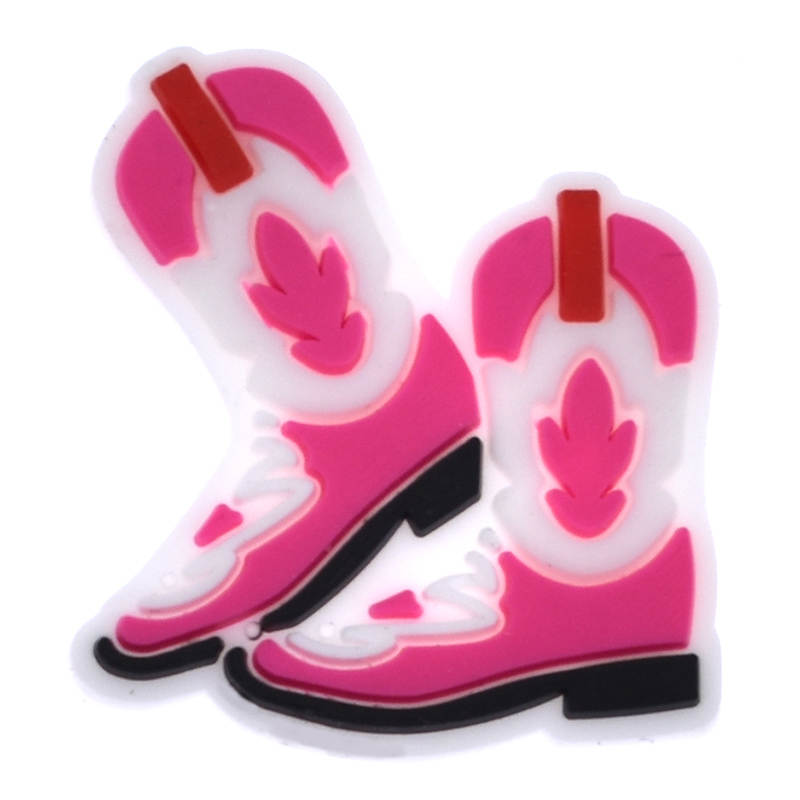 Pink & White Cowboy Boots